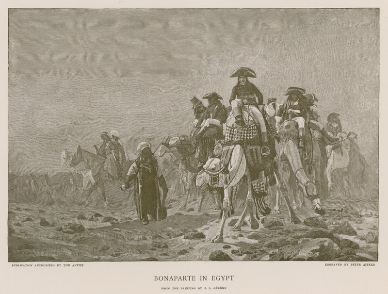 Bonaparte in Ägypten von Jean Leon Gerome