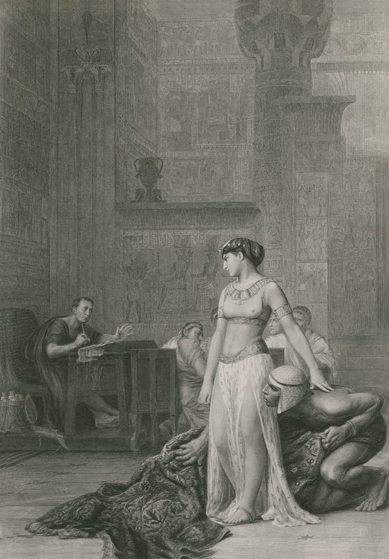 Kleopatra und Cäsar von Jean Leon Gerome