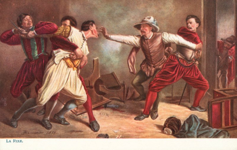 Der Streit von Jean Louis Ernest after Meissonier