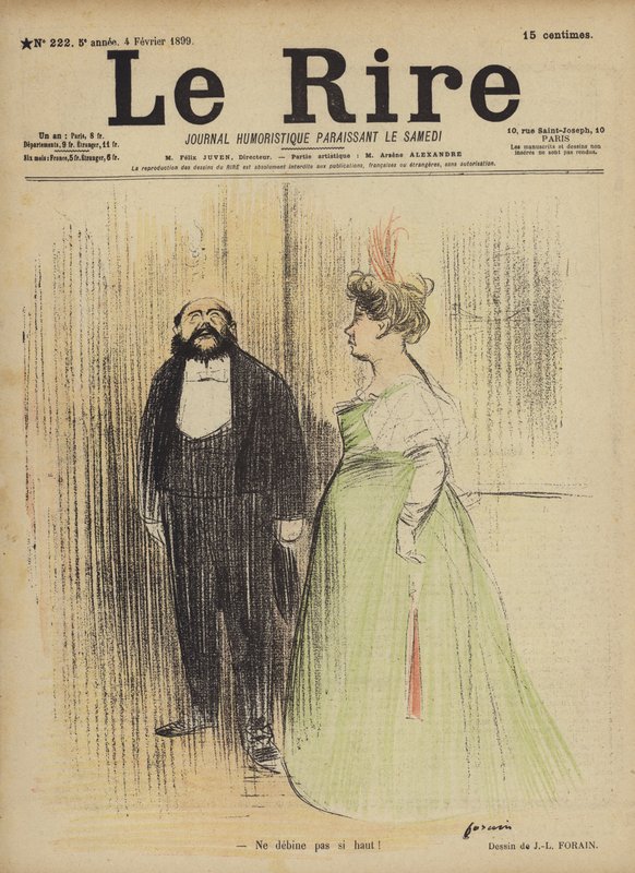 Illustration für Le Rire von Jean Louis Forain