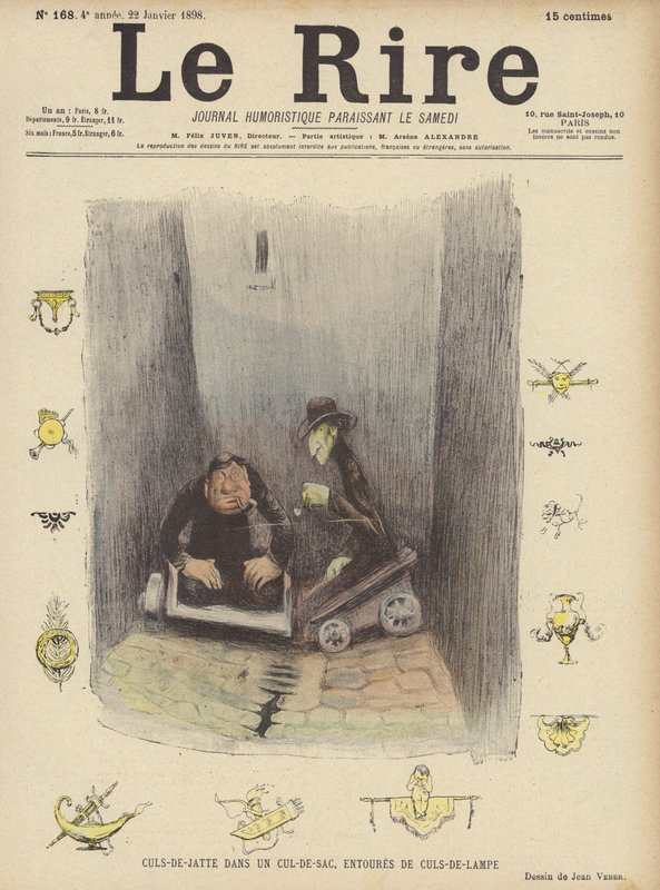 Illustration für Le Rire von Jean Veber