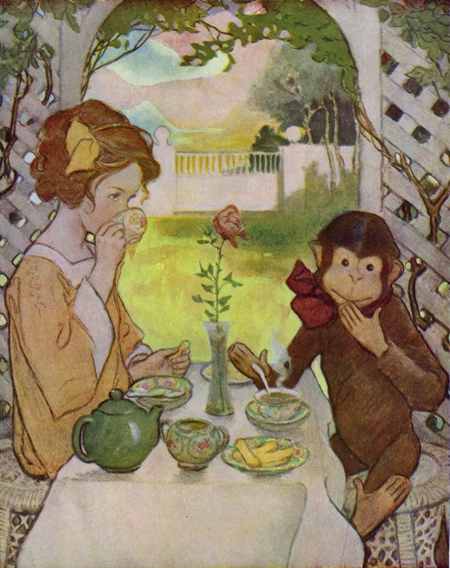 Die Schöne und das Biest von Jessie Willcox Smith