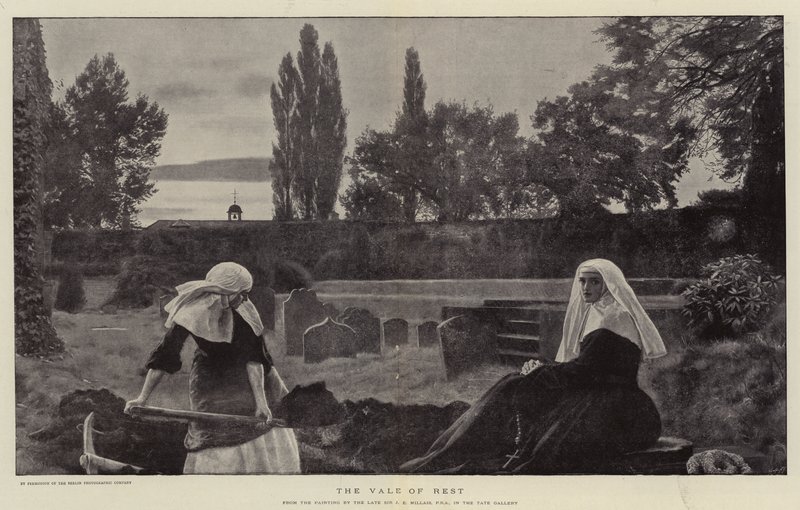 Das Tal der Ruhe von John Everett Millais