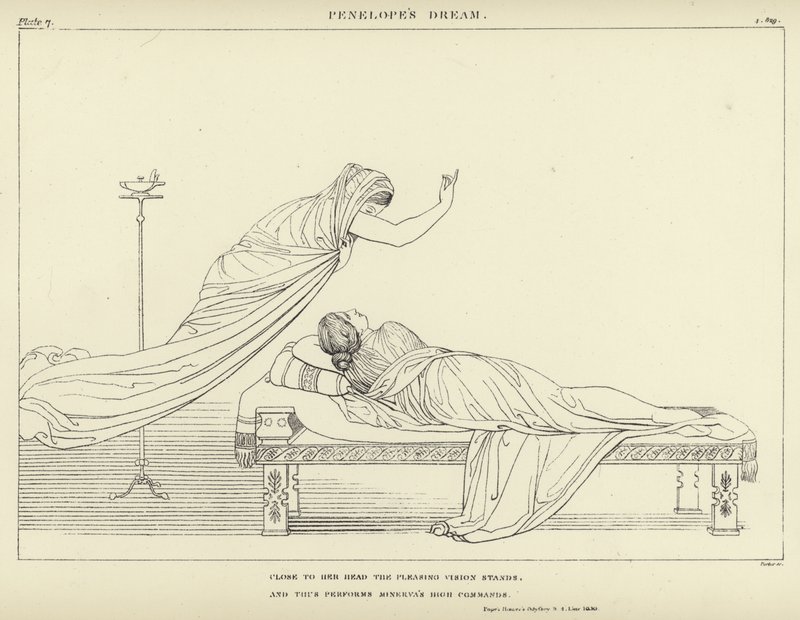 Penelopes Traum von John Flaxman