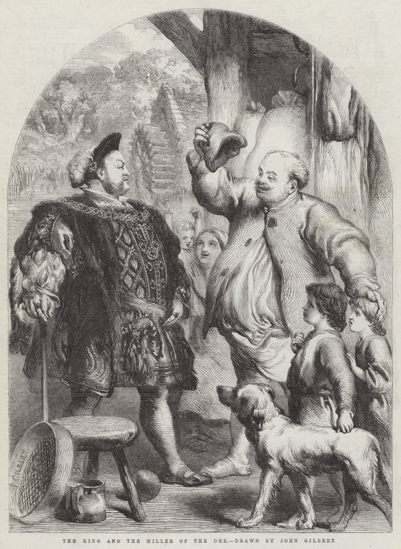 Der König und der Müller von Dee von John Gilbert