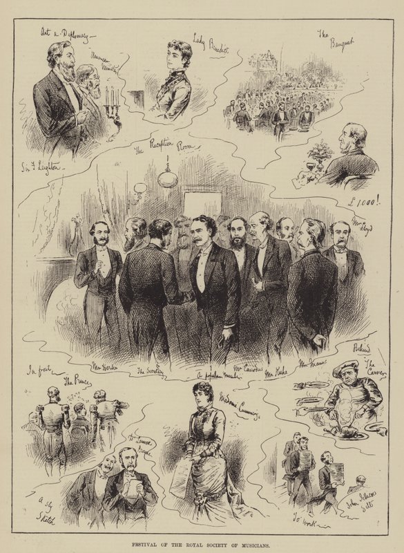 Fest der Royal Society of Musicians von John Jellicoe