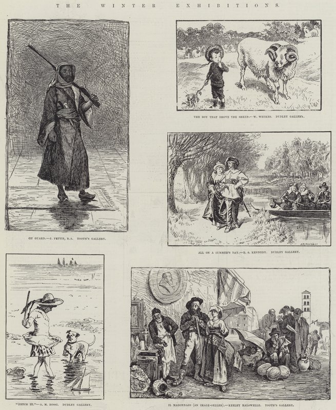 Die Winterausstellungen von John Pettie