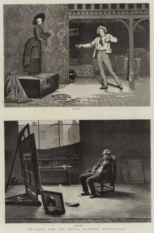 Bilder für die Ausstellung der Royal Academy von John Watson Nicol