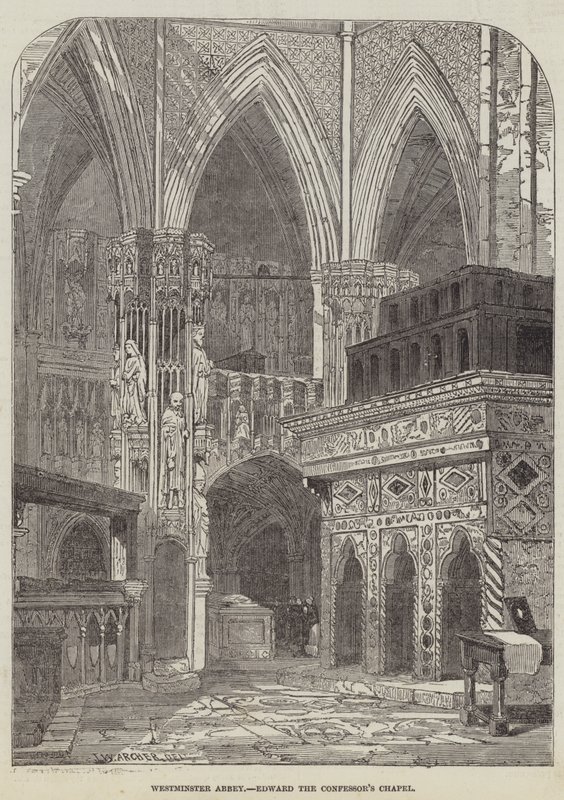 Westminster Abbey, Edward der Bekenner Kapelle von John Wykeham Archer
