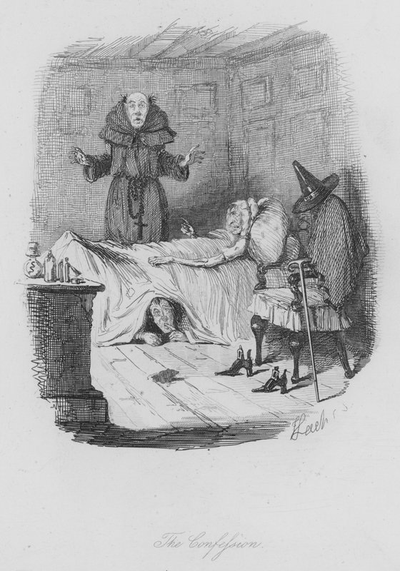 Das Geständnis (Gravur) von John (after) Leech