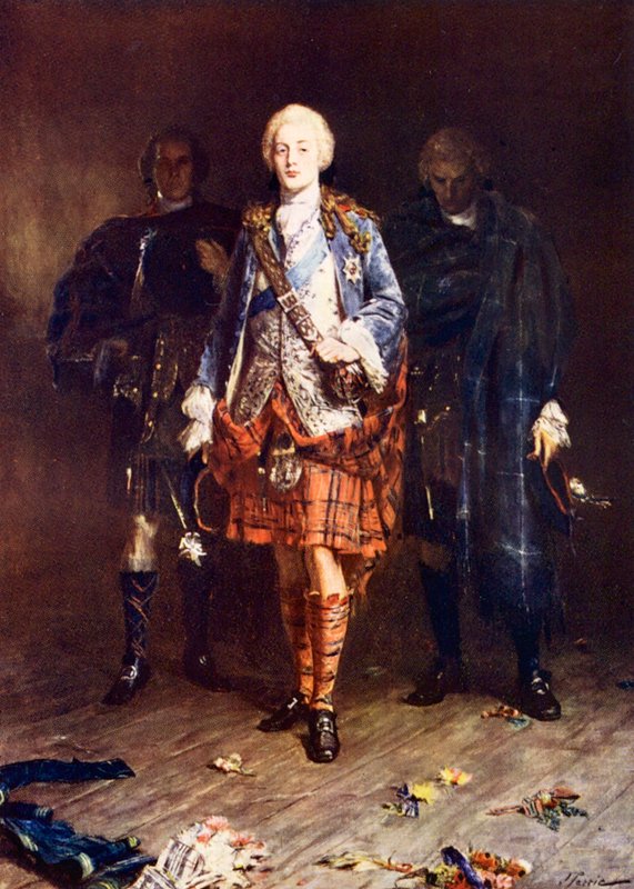 Bonnie Prince Charlie von John (after) Pettie