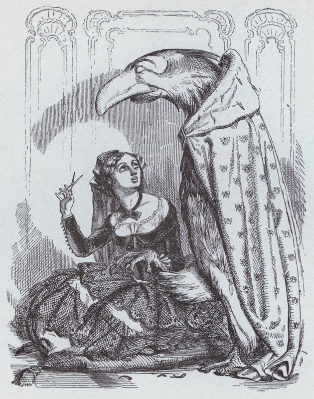 Der verliebte Adler (Lithografie) von John (after) Tenniel