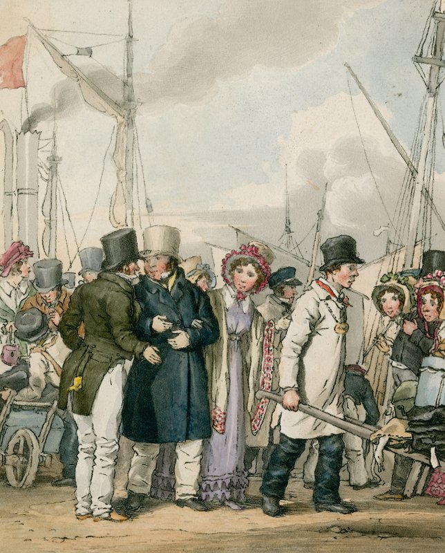 Ankunft in Margate von John Augustus Atkinson
