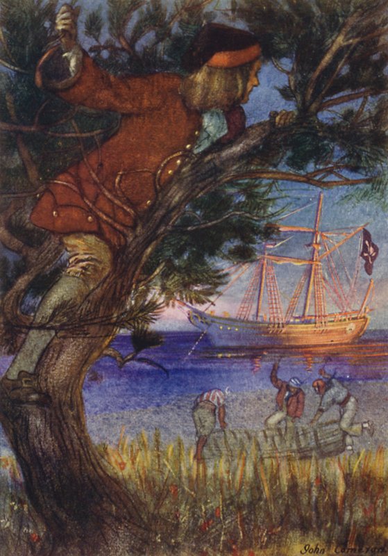 Illustration für Die Schatzinsel von John Cameron