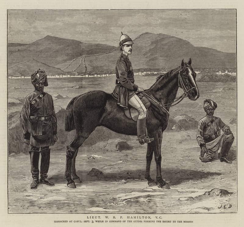 Leutnant W R P Hamilton, VC von John Charles Dollman