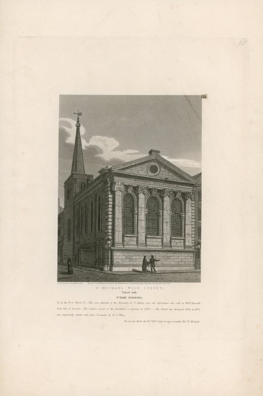 St. Michael, Wood Street, London von John Coney