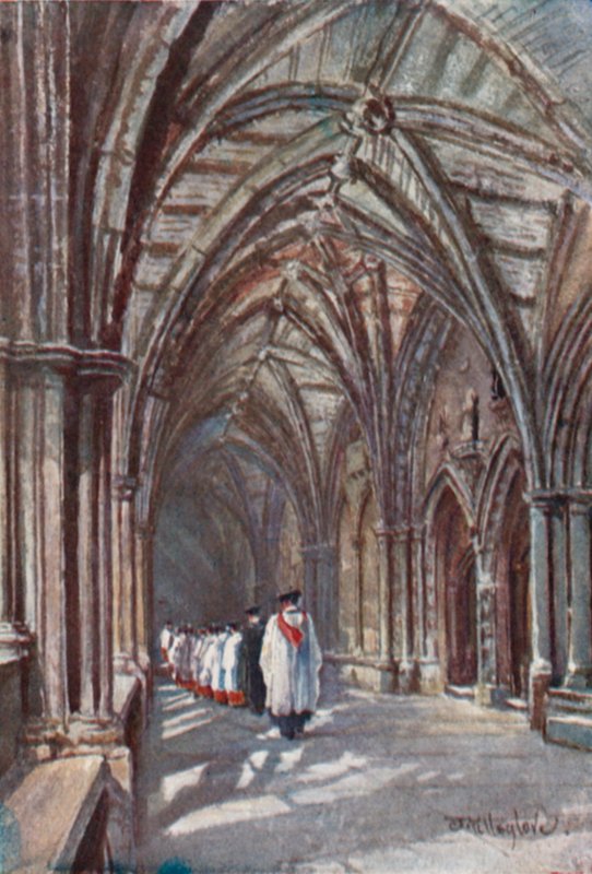 Kreuzgänge der Westminster Abbey von John Fulleylove