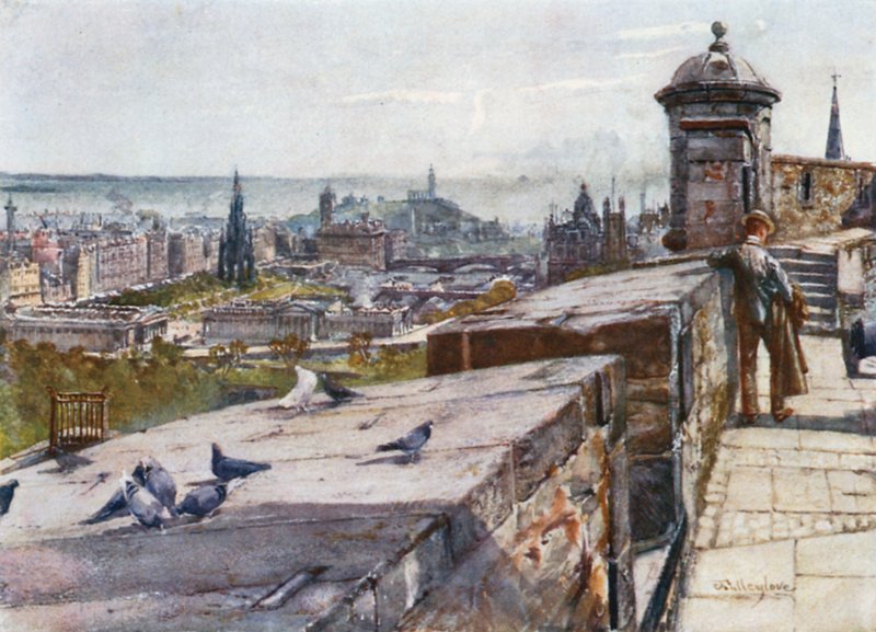 Edinburgh vom Schloss von John Fulleylove