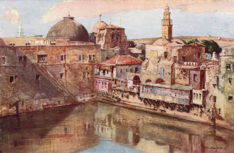 Jerusalem, Der Teich von Hiskia von John Fulleylove
