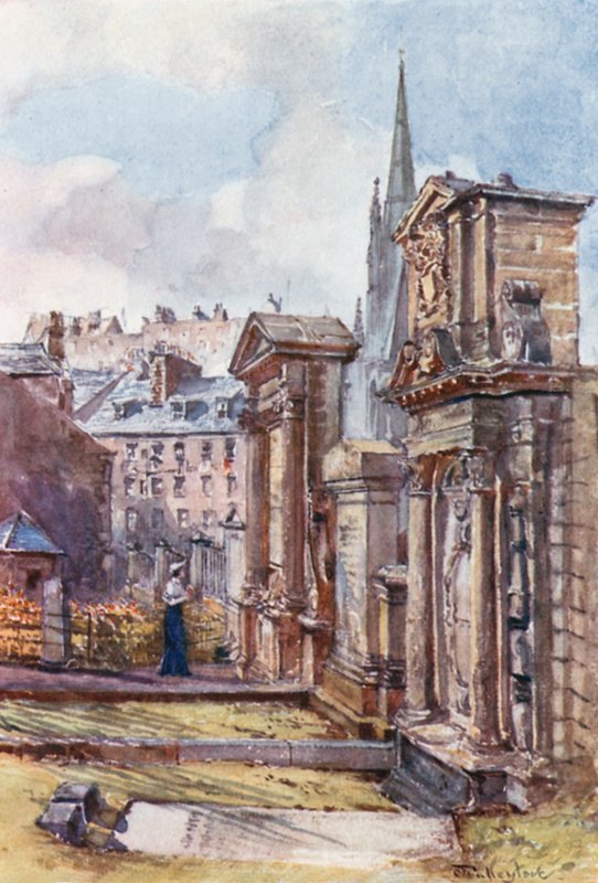 Das Märtyrerdenkmal auf dem Friedhof, Greyfriars von John Fulleylove