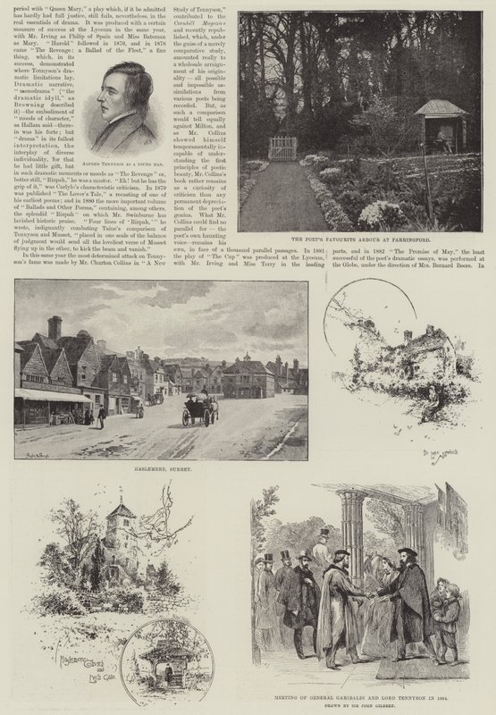Alfred, Baron Tennyson, Poet Laureate von John Gilbert