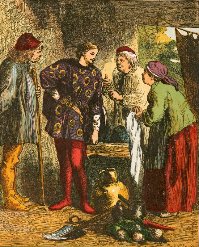 Der König und der Müller von Mansfield von John Gilbert
