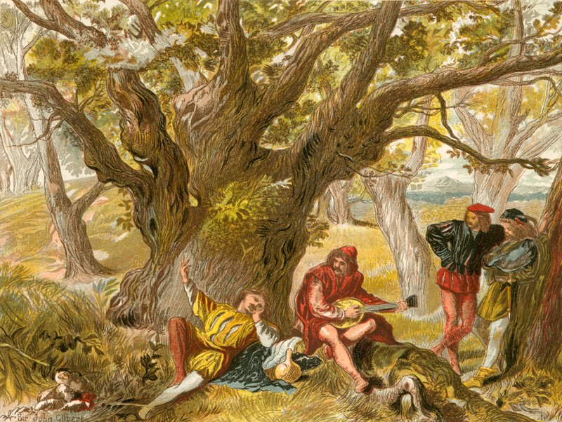 Unter dem grünen Baum von John Gilbert