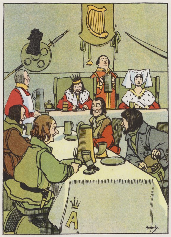 Den Pudding des Königs fertigstellen von John Hassall