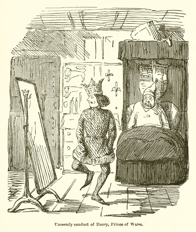 Ungehöriges Verhalten von Heinrich, Prinz von Wales von John Leech