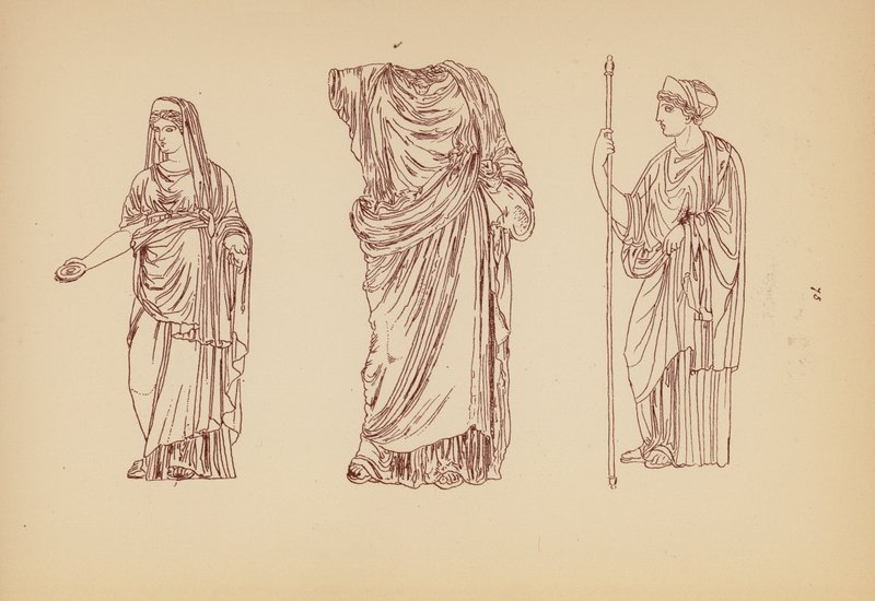 Antikes griechisches Frauenkostüm von John Moyr Smith