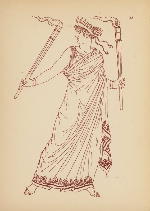 Antikes griechisches Frauenkostüm von John Moyr Smith