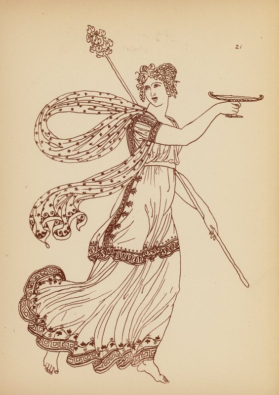 Antikes griechisches Frauenkostüm von John Moyr Smith