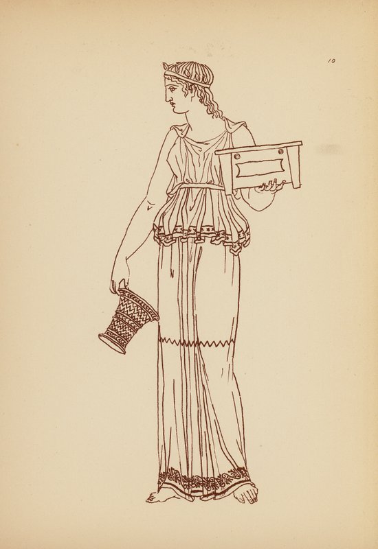 Antikes griechisches Frauenkostüm von John Moyr Smith