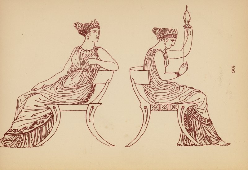 Antikes griechisches Frauenkostüm von John Moyr Smith
