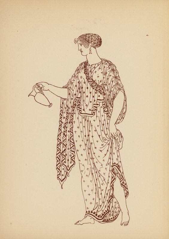 Antikes griechisches Frauenkostüm von John Moyr Smith
