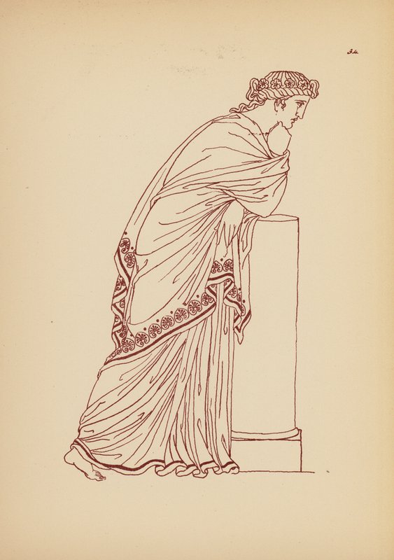 Antikes griechisches Frauenkostüm von John Moyr Smith