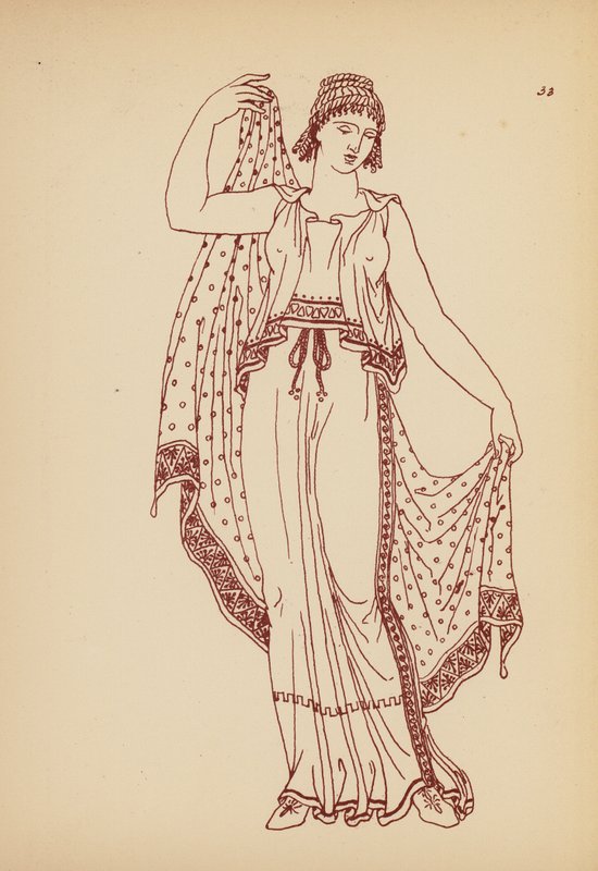 Antikes griechisches Frauenkostüm von John Moyr Smith
