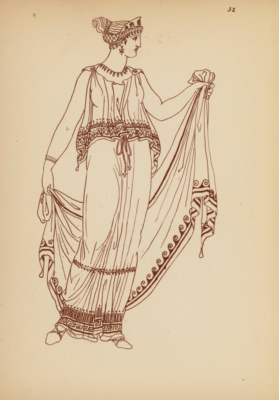 Antikes griechisches Frauenkostüm von John Moyr Smith