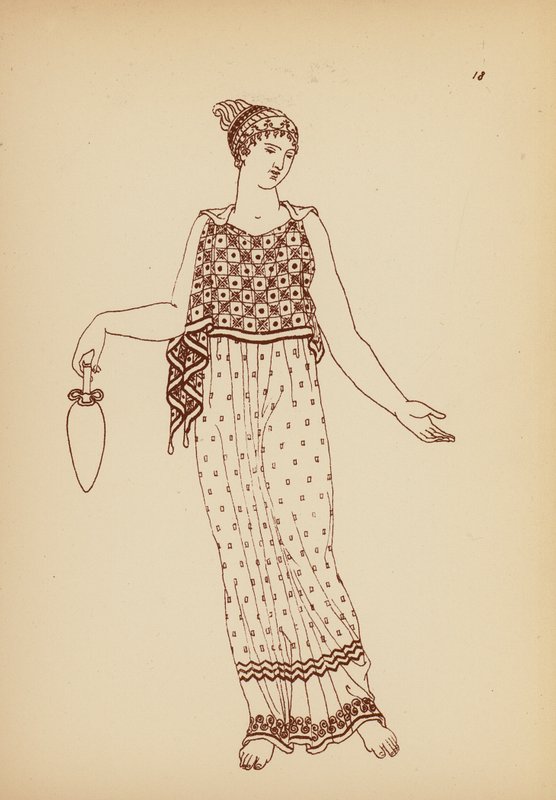 Antikes griechisches Frauenkostüm von John Moyr Smith