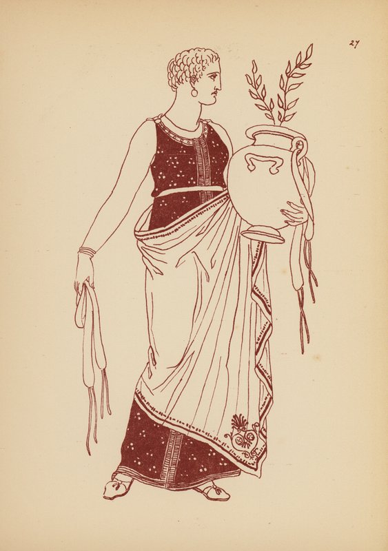 Antikes griechisches Frauenkostüm von John Moyr Smith