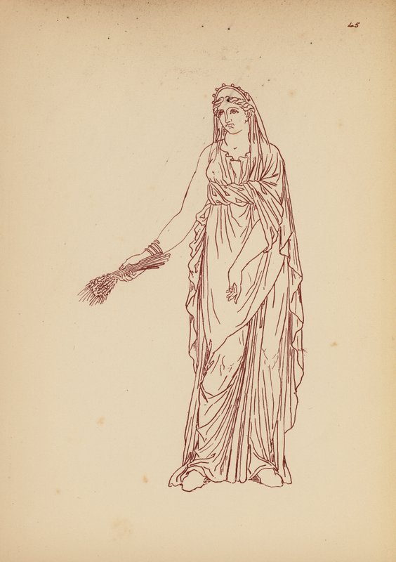 Antikes griechisches Frauenkostüm von John Moyr Smith