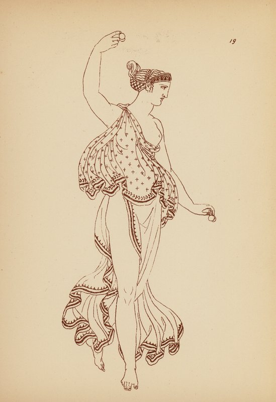Antikes griechisches Frauenkostüm von John Moyr Smith