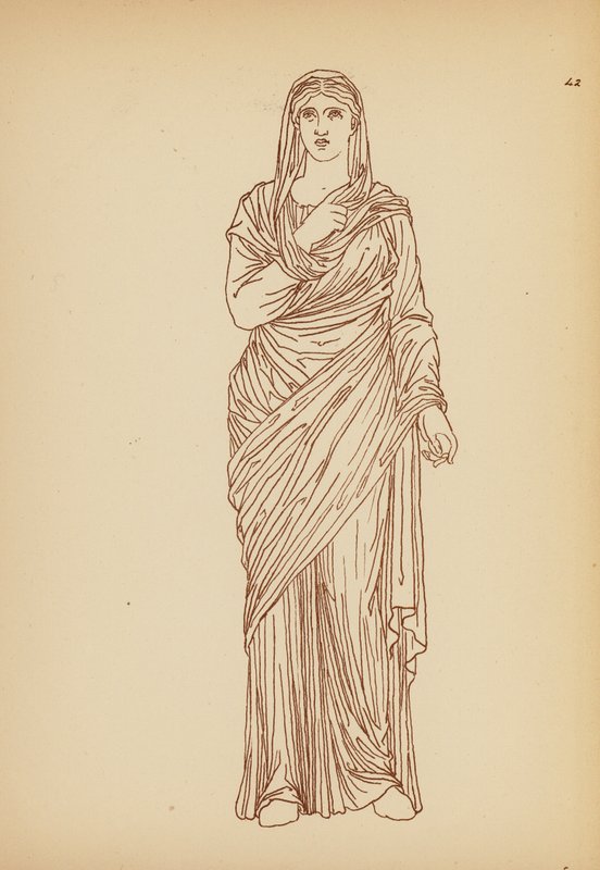 Antikes griechisches Frauenkostüm von John Moyr Smith
