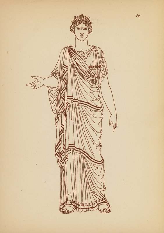 Antikes griechisches Frauenkostüm von John Moyr Smith