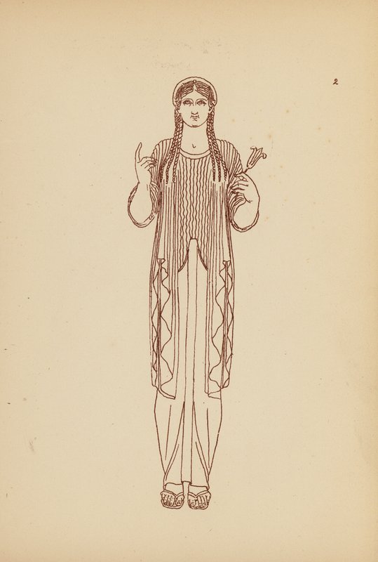 Antikes griechisches Frauenkostüm von John Moyr Smith