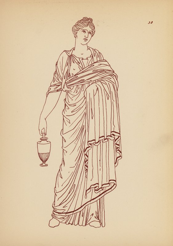 Antikes griechisches Frauenkostüm von John Moyr Smith
