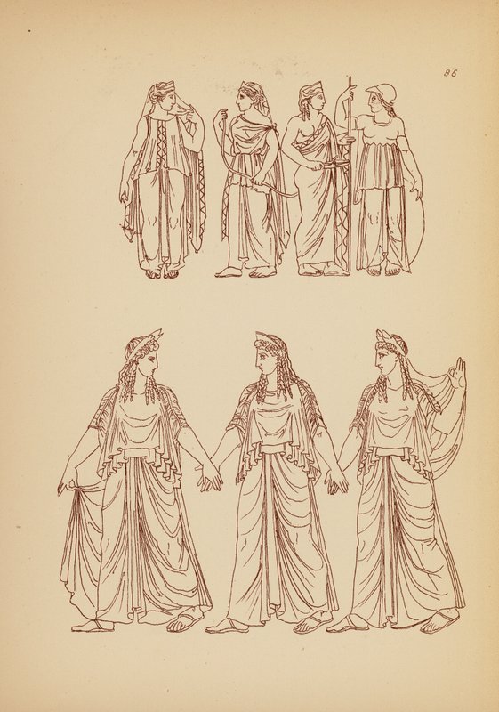 Antikes griechisches Frauenkostüm von John Moyr Smith