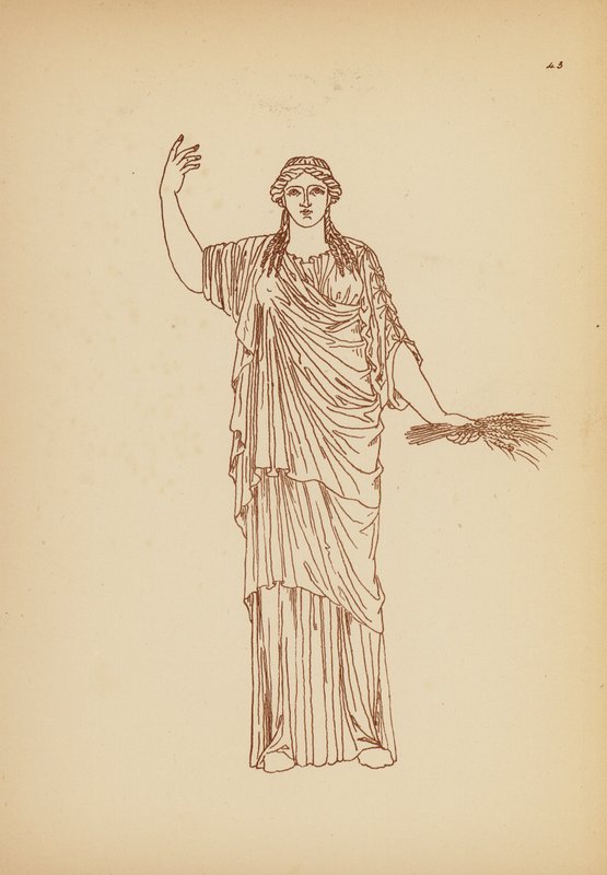 Antikes griechisches Frauenkostüm von John Moyr Smith