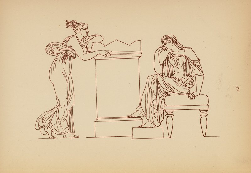 Antikes griechisches Frauenkostüm von John Moyr Smith