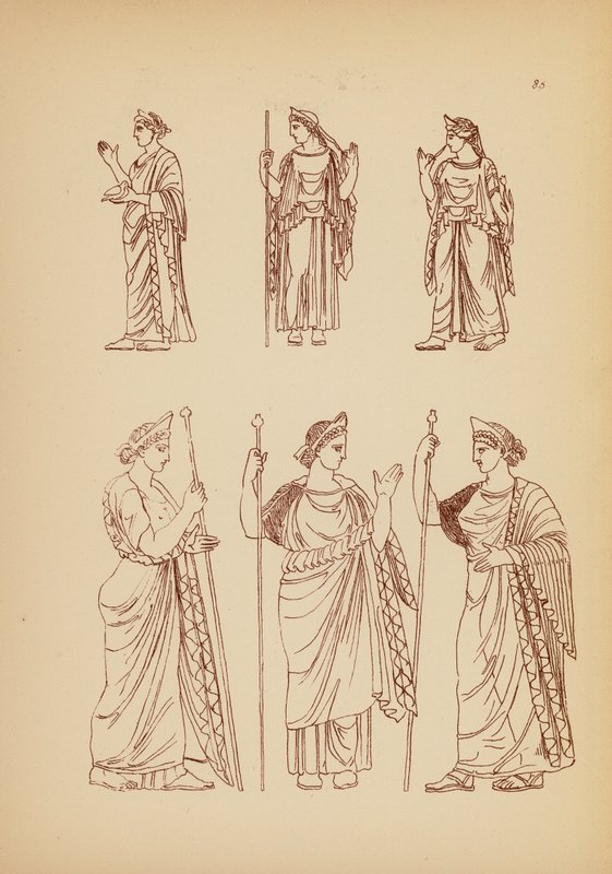 Antikes griechisches Frauenkostüm von John Moyr Smith